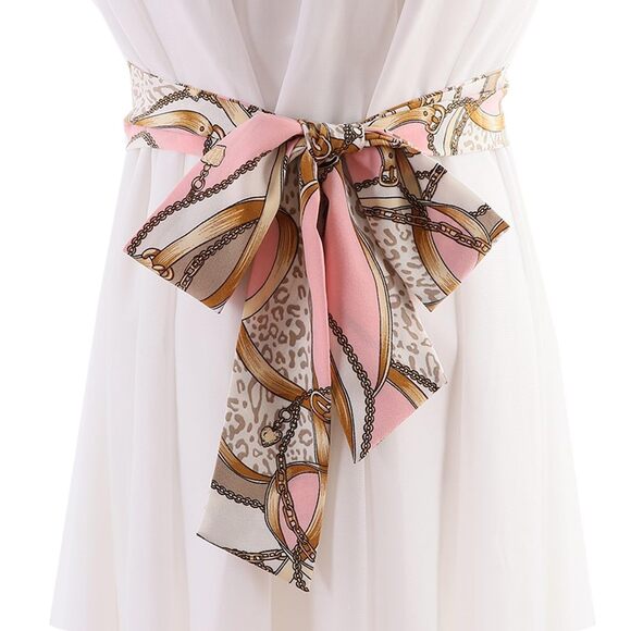Wеnlооу Accessories - Women Skinny Scarf Belt,ribbon Scarf Long Skinny Satin Belt Sash Necktie Neck😚